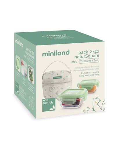 PACK 2-GO TUPPER NATURSQUARE