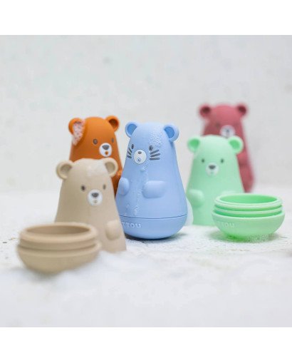 PACK JUGUETES DE SILICONA DESMONTABLES NATTOU