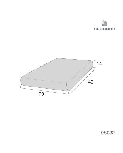 SABANA BAJERA BLANCA CUNA CAMA 70X140 ALONDRA
