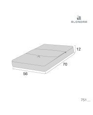 SACO NORDICO PARA MINICUNA CREA 55X70 ALONDRA
