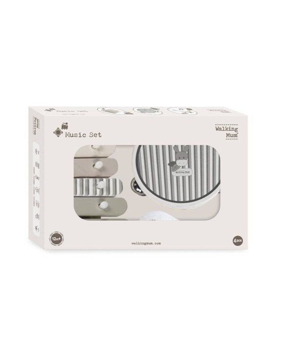 SET DE INSTRUMENTOS MUSICALES DE MADERA  BOTTON WALKING MUM