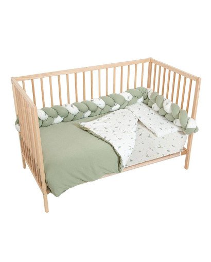 SET FUNDA NORDICA REVERSIBLE CUNA Y TRENZA BIMBIDREAMS