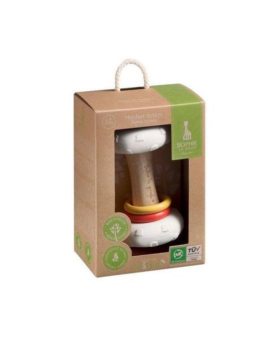 SONAJERO MADERA Y CAUCHO SOPHIE LA GIRAFE