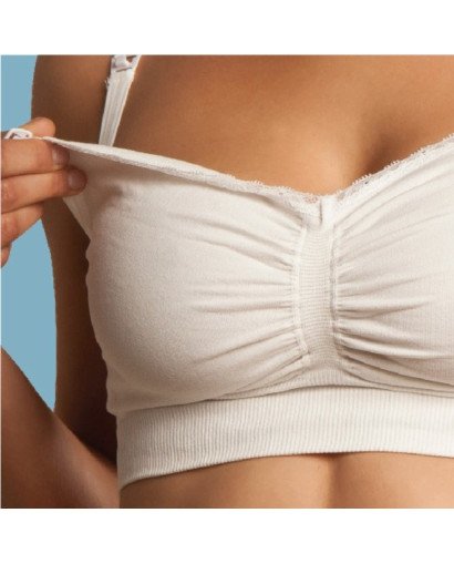 SUJETADOR SIN COSTURAS LACTANCIA ALGODÓN ORGÁNICO NATURAL CARRIWELL