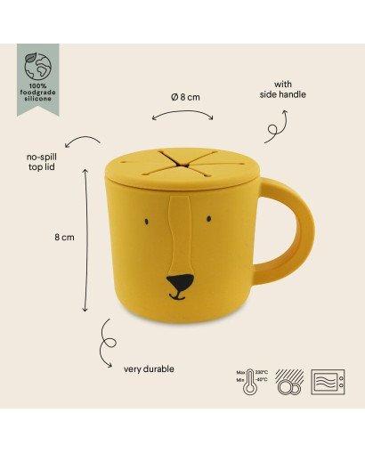TAZA PARA SNACKS DE SILICONA TRIXIE