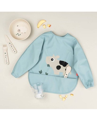 BABERO CON MANGAS Y BOLSILLO DONE BY DEER