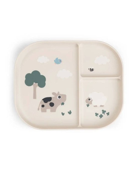 PLATO CON COMPARTIMENTOS DONE BY DEER