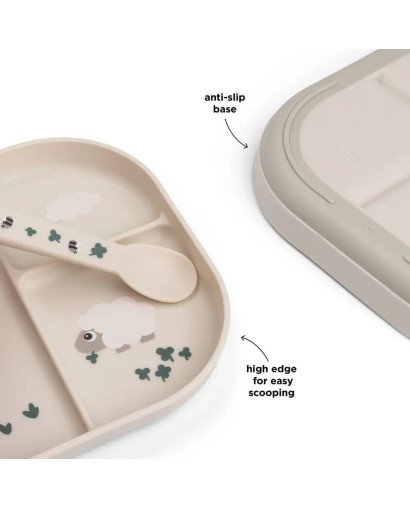 PLATO CON COMPARTIMENTOS DONE BY DEER