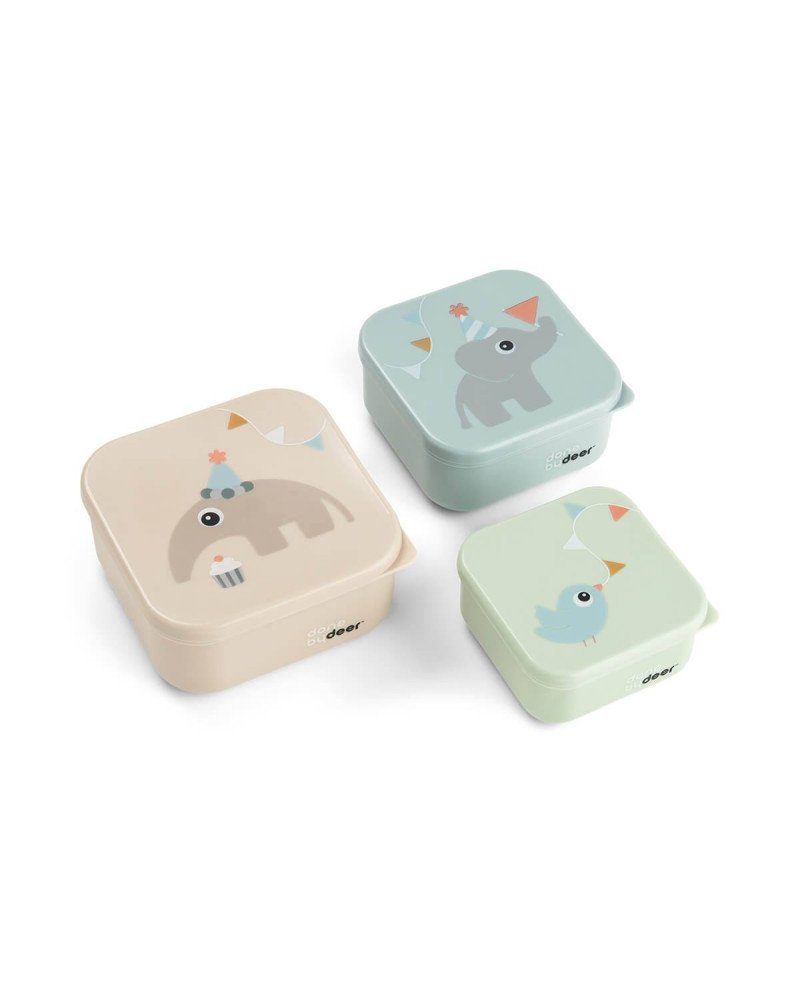 SET DE 3 CAJAS SNACK DONE BY DEER