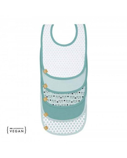 PACK 5 BABEROS IMPERMEABLES DE LASSIG