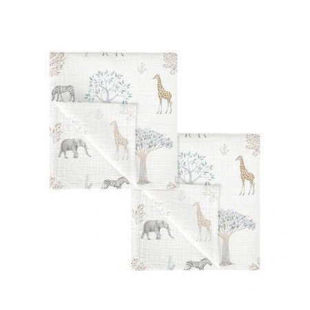 SET 2 GASITAS MUSELINA BAMBÚ 60X60 BIMBI