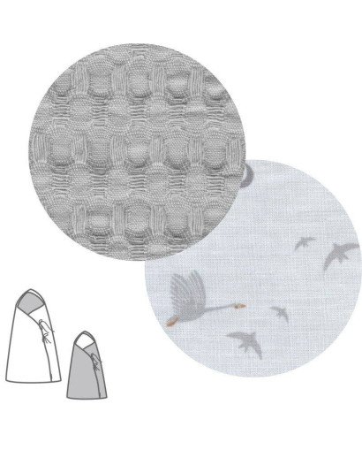 SACO CAPAZO CRUZADO REVERSIBLE ENTRETIEMPO