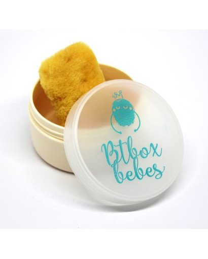 ESPONJA NATURAL FINA DAMA CON CAJA