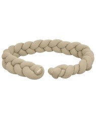 PROTECTOR TRENZA LISA TEXTURES PARA CUNA BIMBIDREAMS