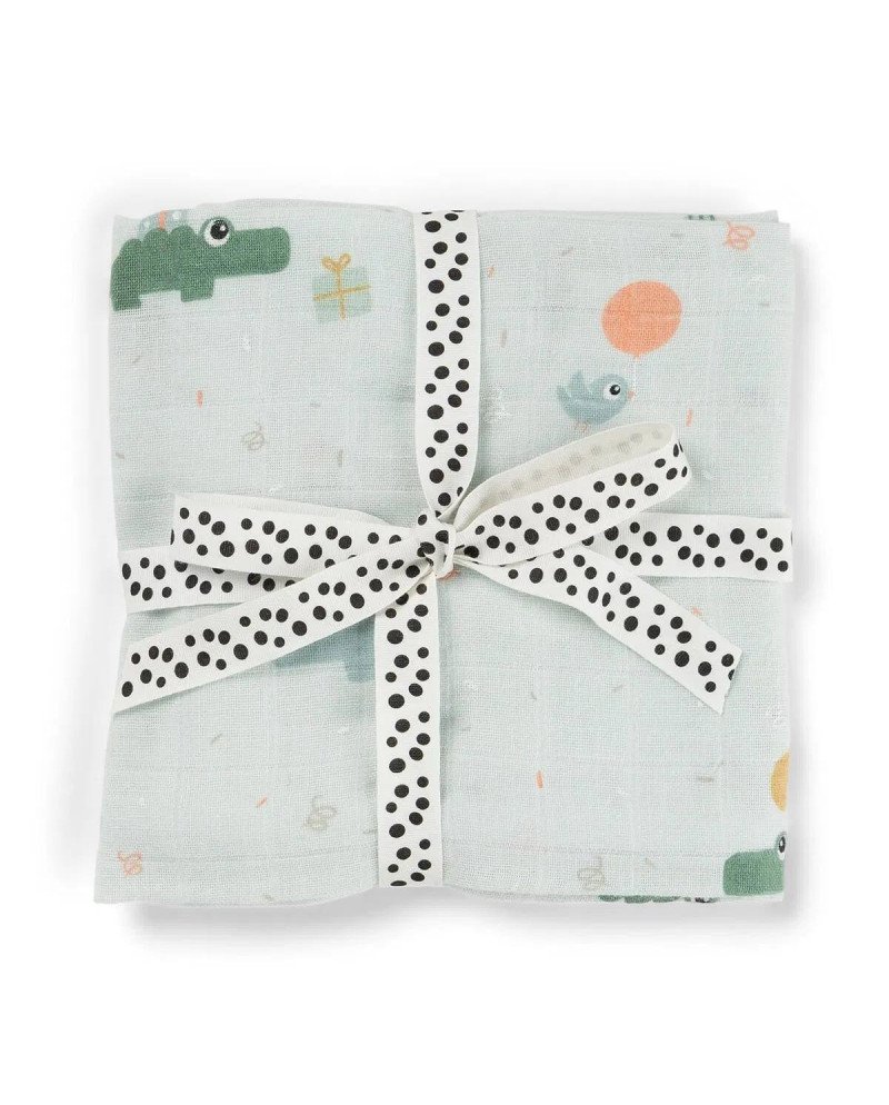 PACK DE 2 MUSELINAS 120X120 DONE BY DEER