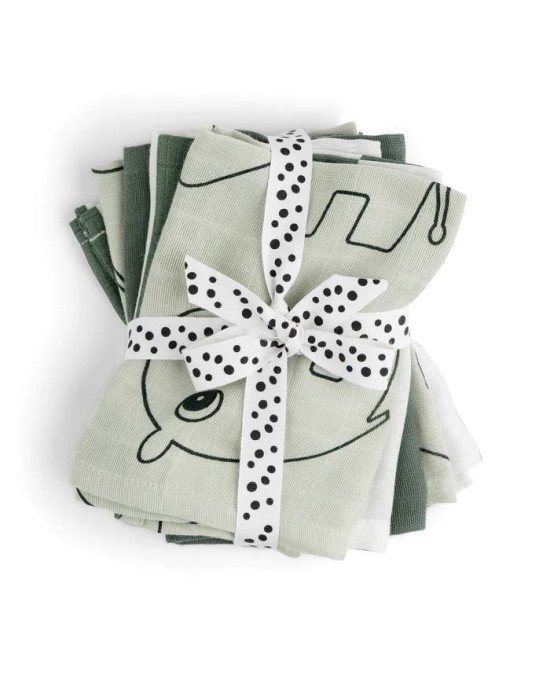 PACK 5 MUSELINAS 30X30 DONE BY DEER