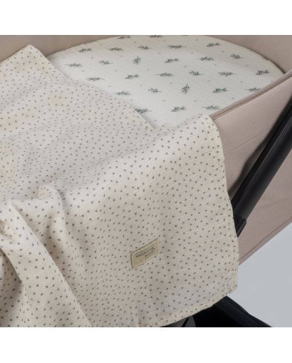 SABANA AJUSTABLE CUCO + MUSELINA WALKING MUM