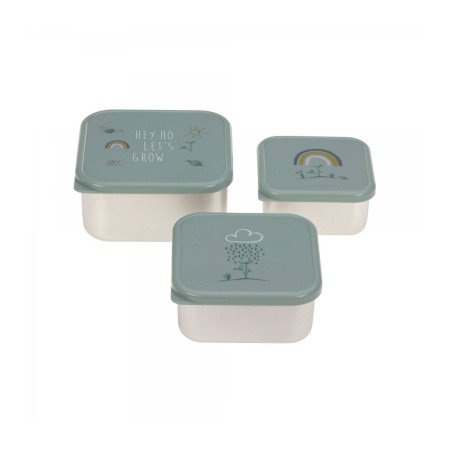 SNACKBOX 3 PCS ACERO INOX