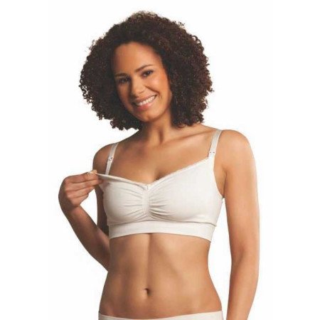 SUJETADOR SIN COSTURAS LACTANCIA ALGODÓN ORGÁNICO NATURAL CARRIWELL