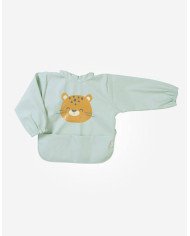 BABERO IMPERMEABLE CON MANGAS DE SARO