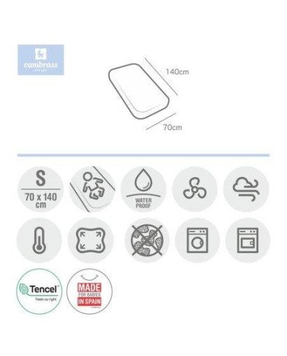 BAJERA TENCEL MAXICUNA 140X 70