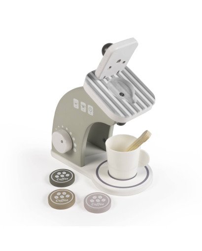 CAFETERA DE MADERA BOTTON WALKING MUM