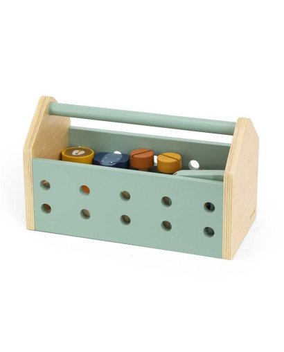 CAJA DE HERRAMIENTAS INFANTIL DE MADERA TRIXI