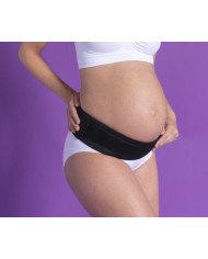 CINTURÓN REGULABLE DE SOPORTE PARA EL EMBARAZO NEGRO CARIWELL