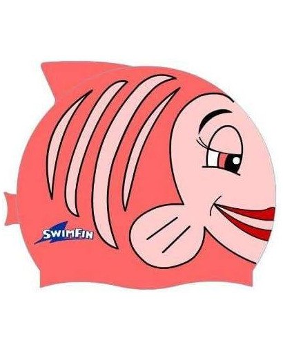 GORRO DE NATACIÓN DE SILICONA SWIMFIN ROSA
