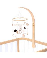 MOVIL DE MADERA CUNA Y MINICUNA ALONDRA