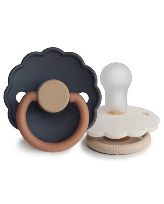 PACK 2 CHUPETES BICOLOR SILICONA DAISY FRIGG