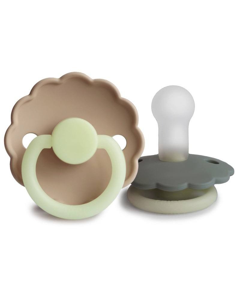 PACK 2 CHUPETES NIGHT SILICONA DAISY FRIGG