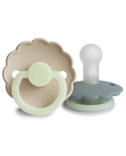 PACK 2 CHUPETES NIGHT SILICONA DAISY FRIGG