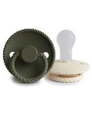 PACK 2 CHUPETES SILICONA ROPE FRIGG