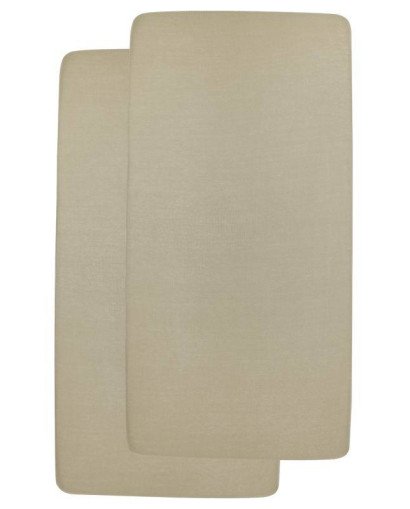 PACK 2 SABANAS AJUSTABLES DE CUNA 60 PUNTO MEYCO