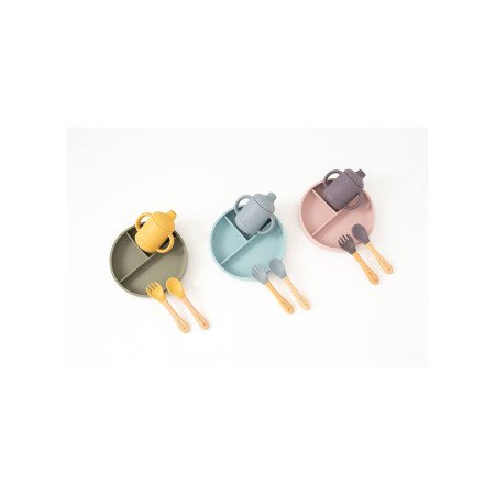 VAJILLA 5 PZAS SILICONA OLMITOS