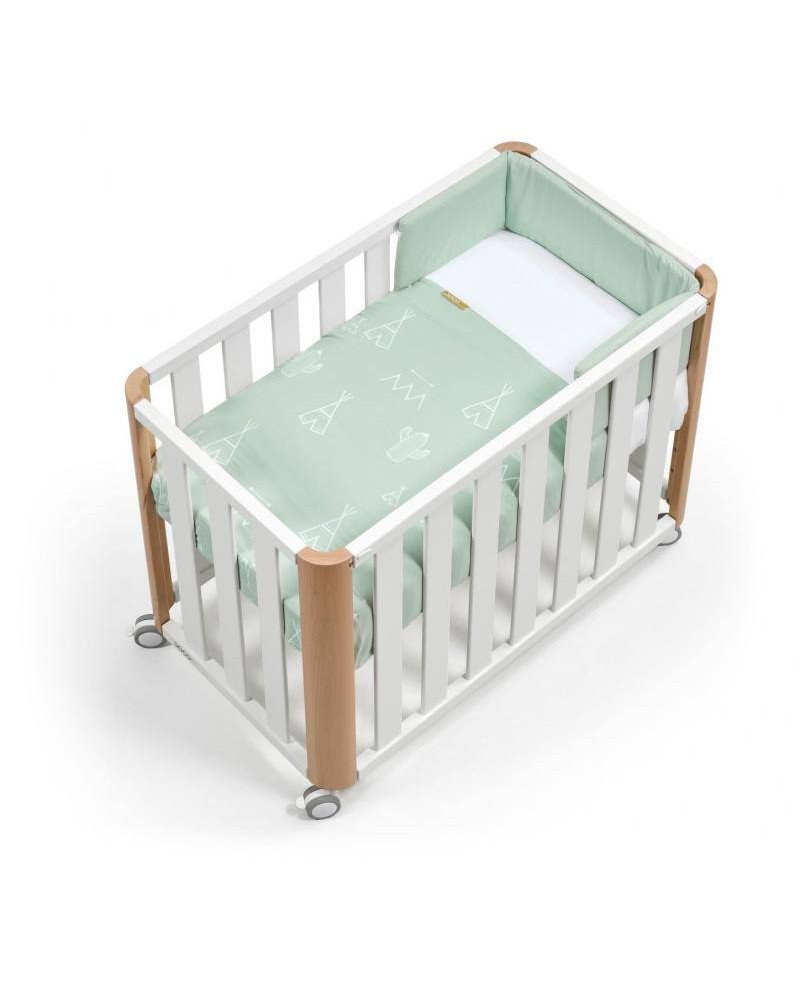 PACK MINICUNA DOCO SLEEPING CON TEXTIL BLANCO NATURAL