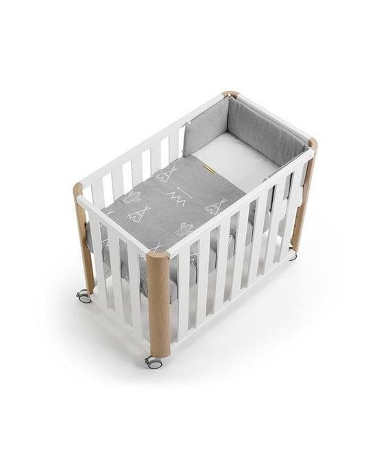 PACK MINICUNA DOCO SLEEPING CON TEXTIL BLANCO NATURAL