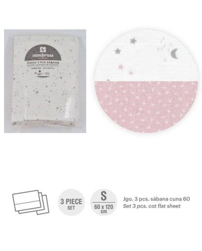 SABANAS CUNA 60 CAMBRASS PROMO