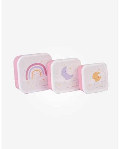 SET 3 CAJITAS ALMUERZO SARO