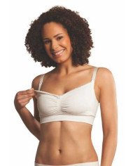 SUJETADOR SIN COSTURAS LACTANCIA ALGODÓN ORGÁNICO NATURAL CARRIWELL