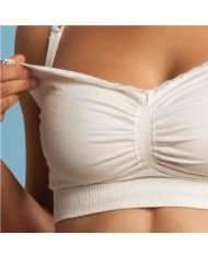 SUJETADOR SIN COSTURAS LACTANCIA ALGODÓN ORGÁNICO NATURAL CARRIWELL