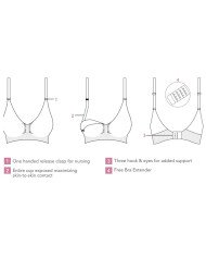 SUJETADOR SIN COSTURAS LACTANCIA ALGODÓN ORGÁNICO NATURAL CARRIWELL