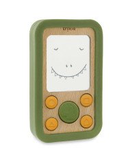 TELEFONO DE JUGUETE - SILICONA Y MADERA TRIXIE