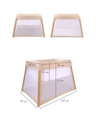 CUNA DE VIAJE NORDIC PURE WHITE BOOJUNGLE