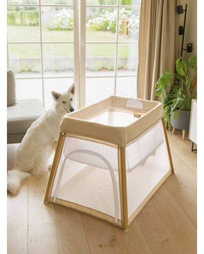 CUNA DE VIAJE NORDIC PURE WHITE BOOJUNGLE