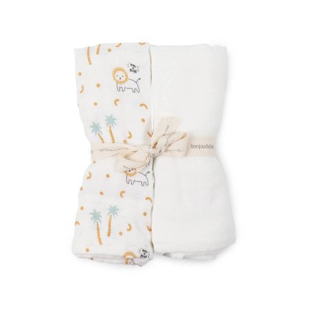 MUSELINA 70X70 PACK 2 BONJOURBEBE
