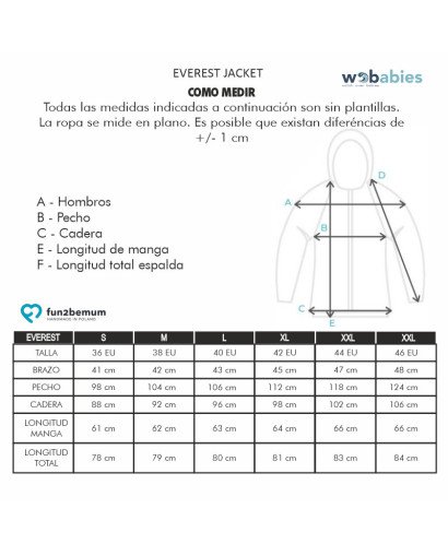 ABRIGO DE PORTEO EVEREST 5 EN 1