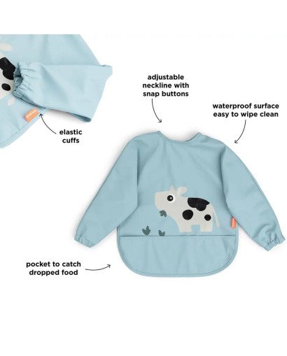 BABERO CON MANGAS Y BOLSILLO DONE BY DEER