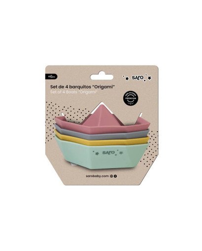 BARQUITOS ORIGAMI SILICONA SARO